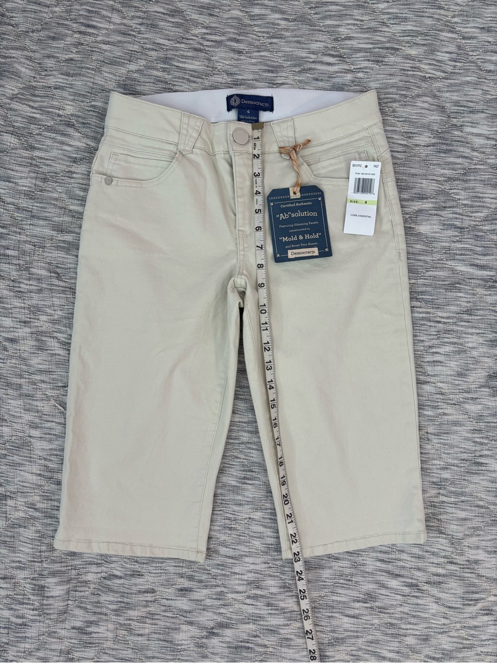 Democracy Ab Solution Bermuda Shorts Sz 4 NWT | Democracy Women Summer Shorts - - Picture 5 of 8